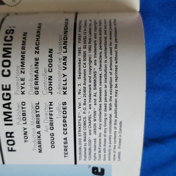 4/$20 - Youngblood Strikefile : September 1993, Volume 1 Number 3 - Picture 9 of 11